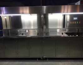 電子行業四槽清洗機
